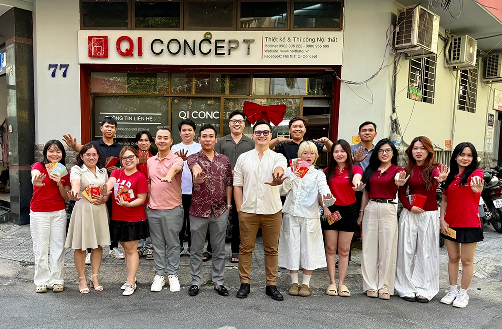 Đội ngũ nhân sự đầy tài năng và nhiệt huyết tại Qi Concept 2025
